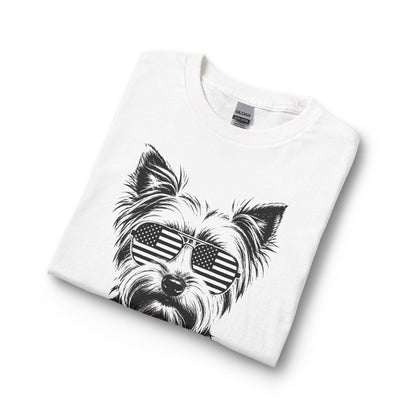 Yorkshire Terrier Flag Shades Long Sleeve