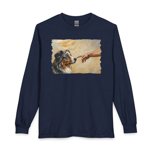God Creates Australian Shepherd Long Sleeve