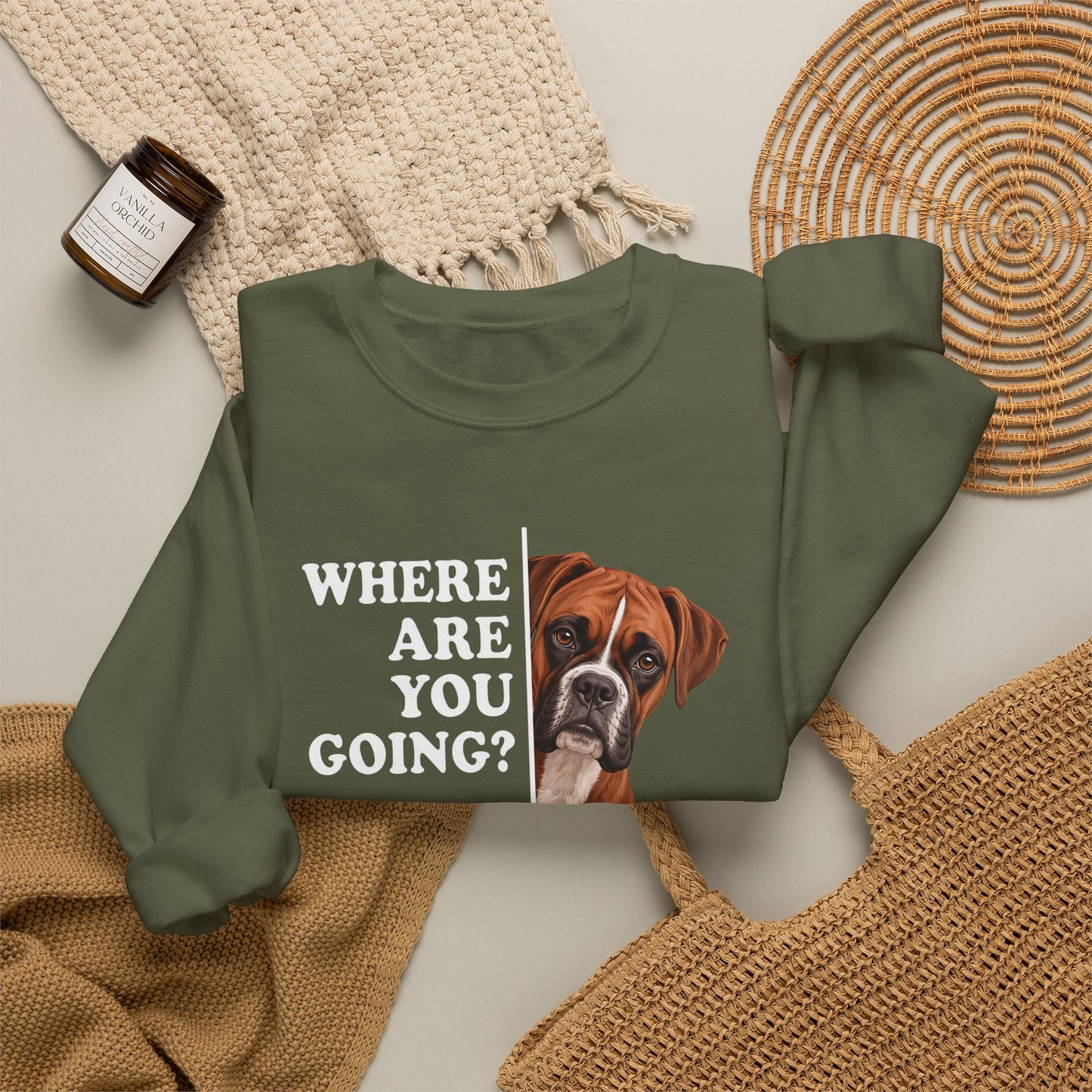Boxer Alert Crewneck Sweatshirt