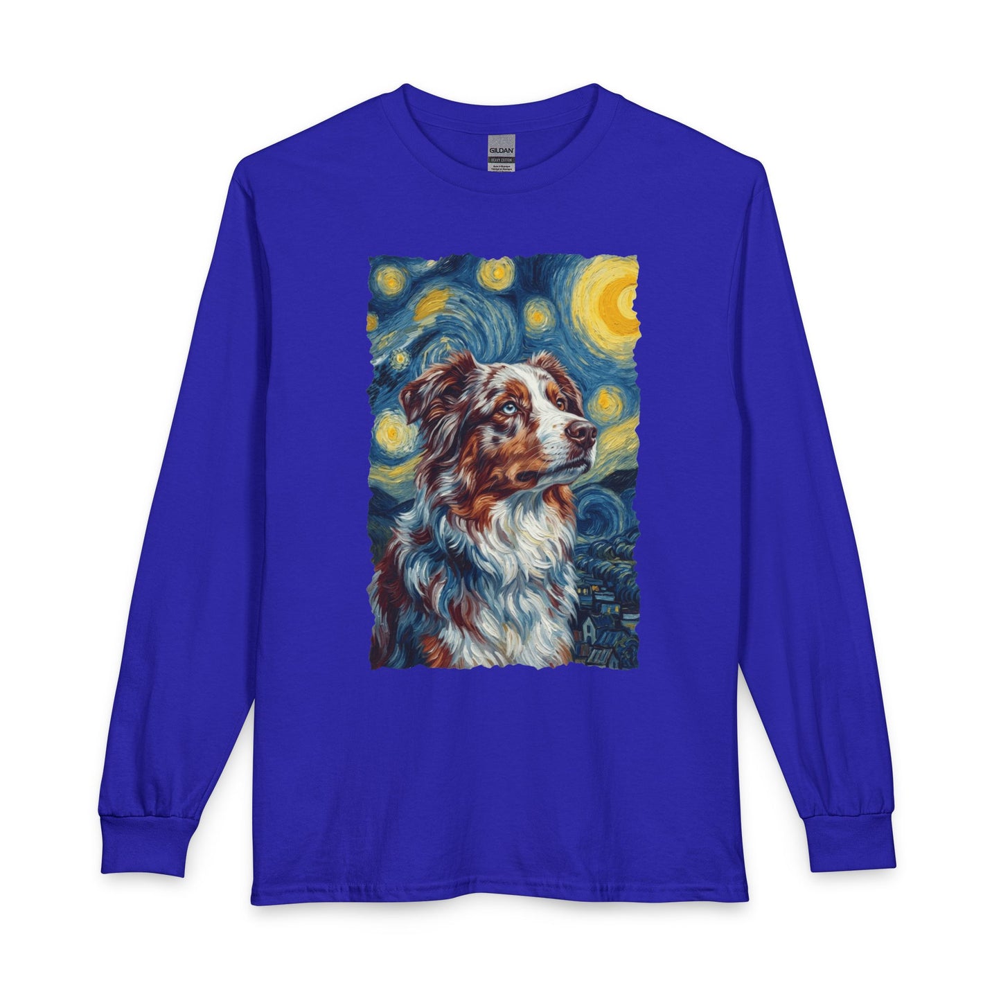 Australian Shepherd Van Gogh Long Sleeve