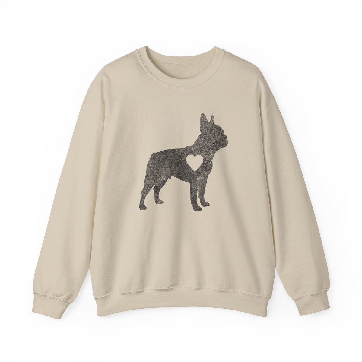 Frenchie Love Crewneck Sweatshirt Sand