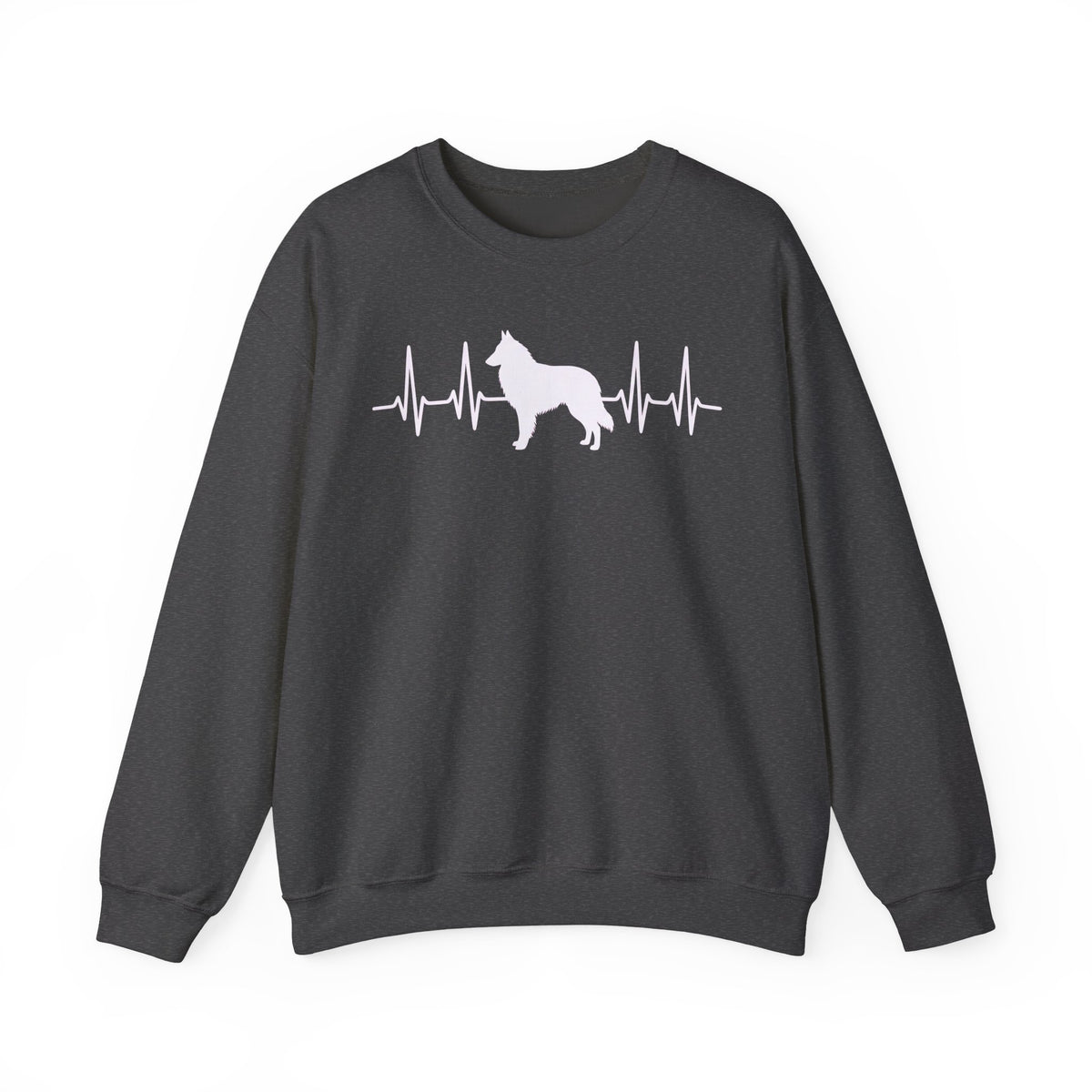 Belgian Tervuren Heartbeat Crewneck Sweatshirt