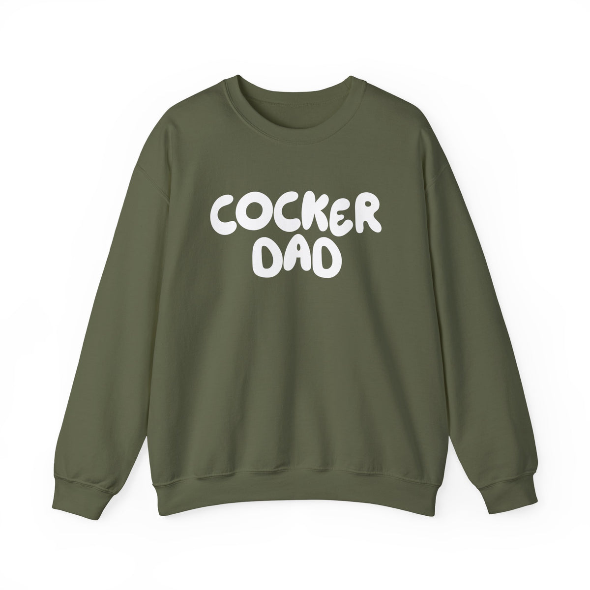 Cocker Dad Crewneck Sweatshirt