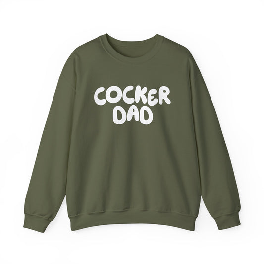 Cocker Dad Crewneck Sweatshirt