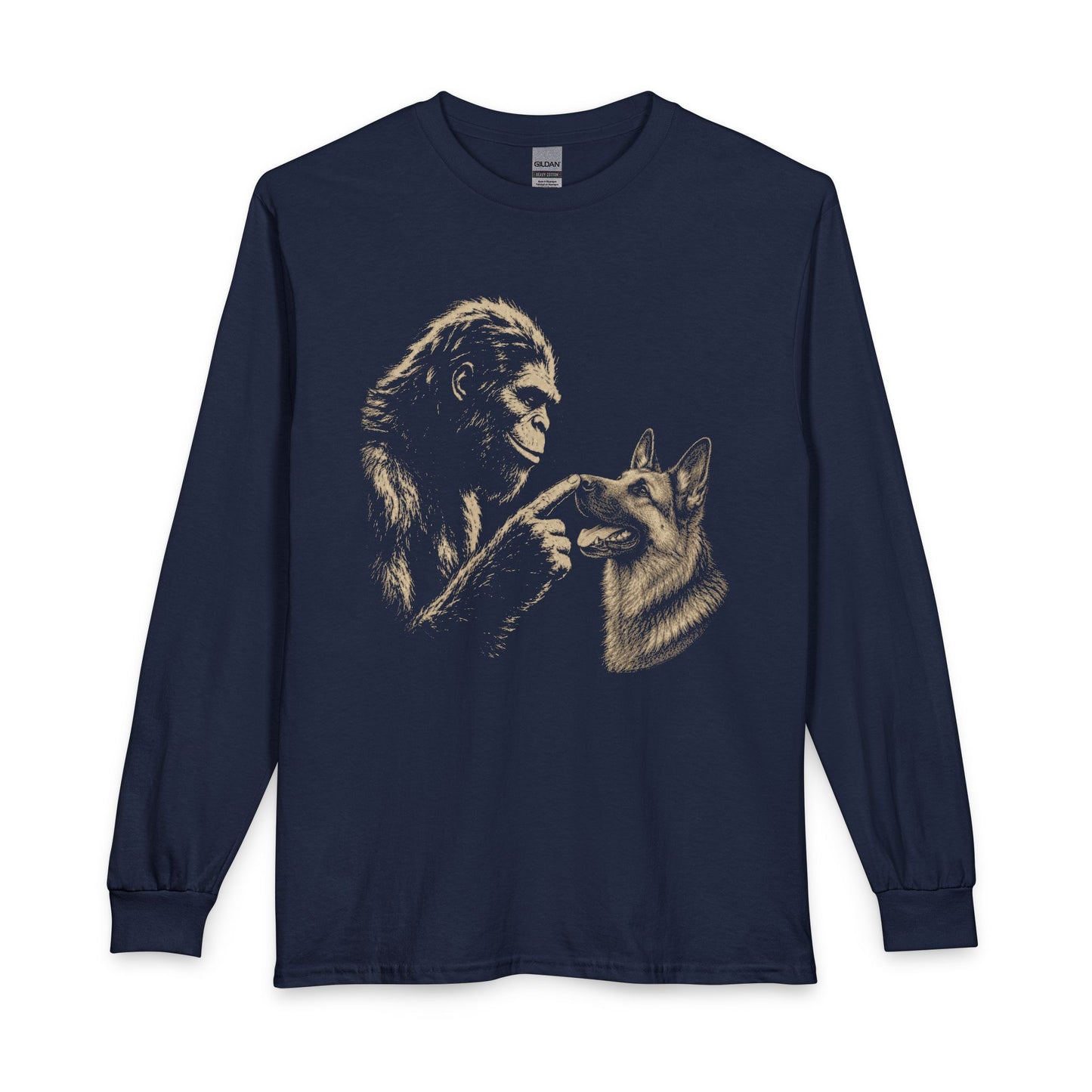 Bigfoot German Shepherd Boop Long Sleeve