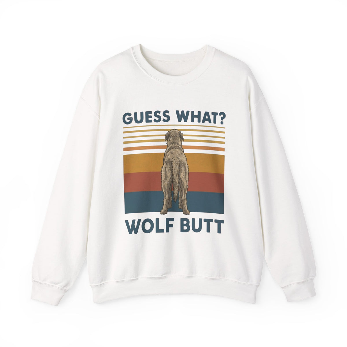 Irish Wolfhound Butt Crewneck Sweatshirt