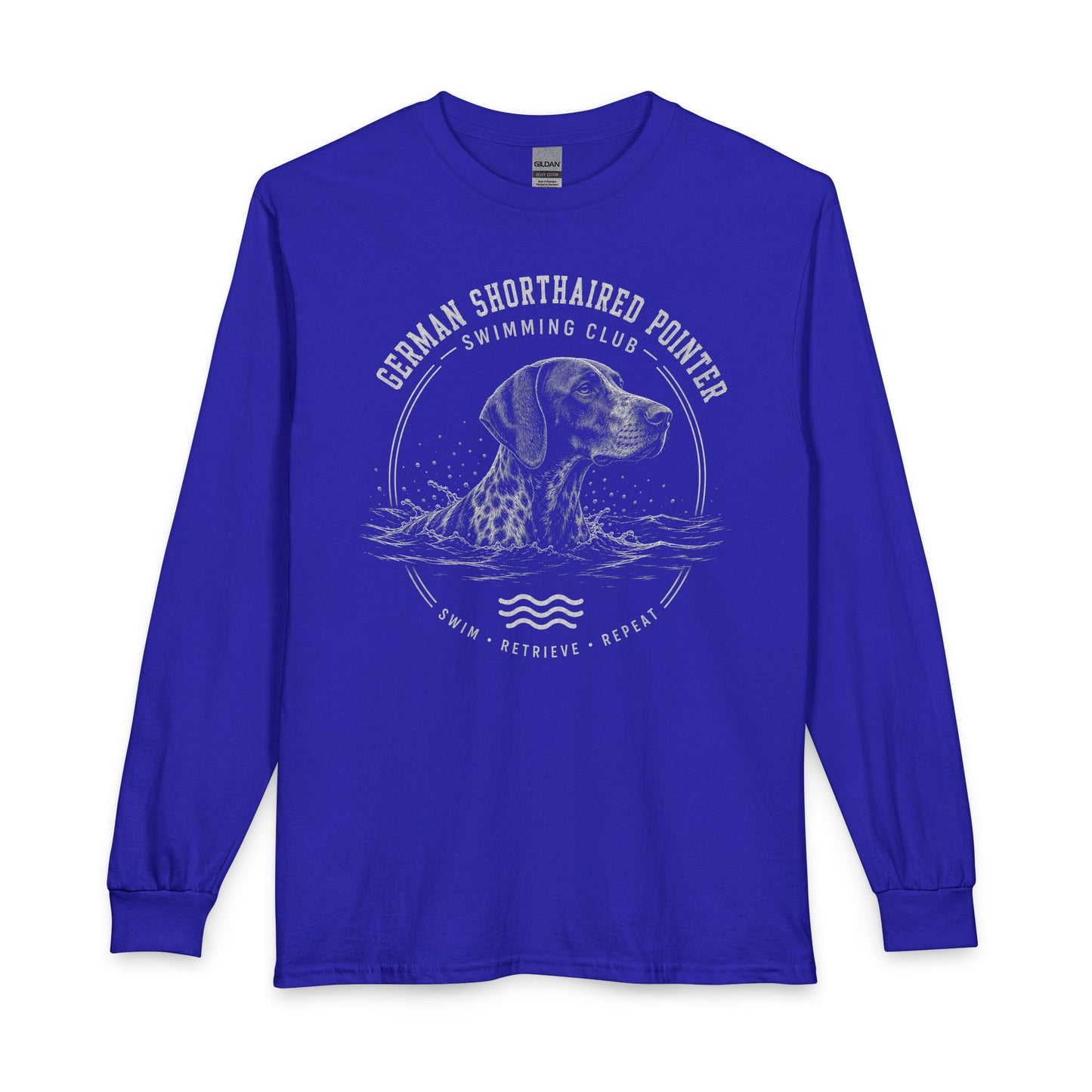 German Shorthaired Pointer Swimming Club Long Sleeve