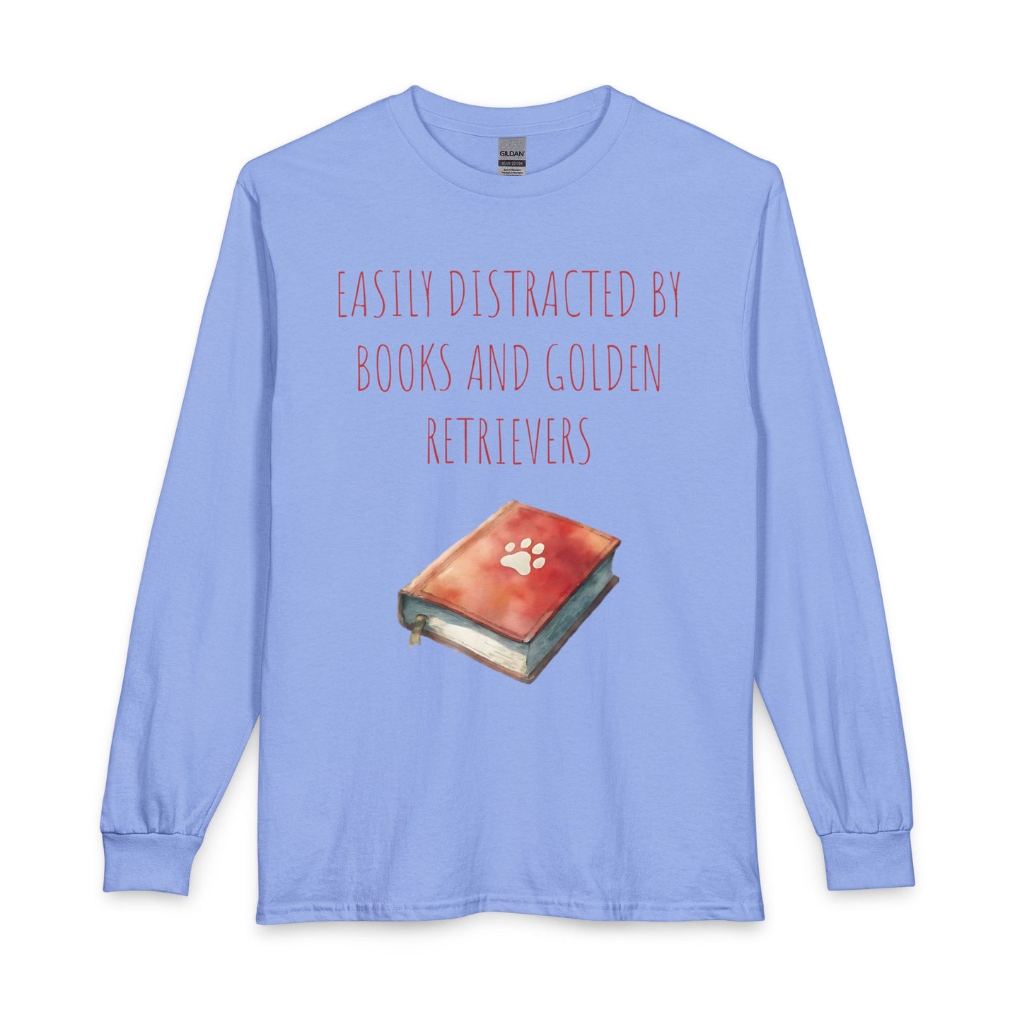 Books and Golden Retrievers Long Sleeve