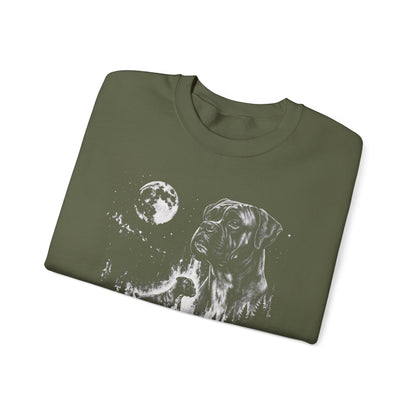 Boxer Moon Crewneck Sweatshirt
