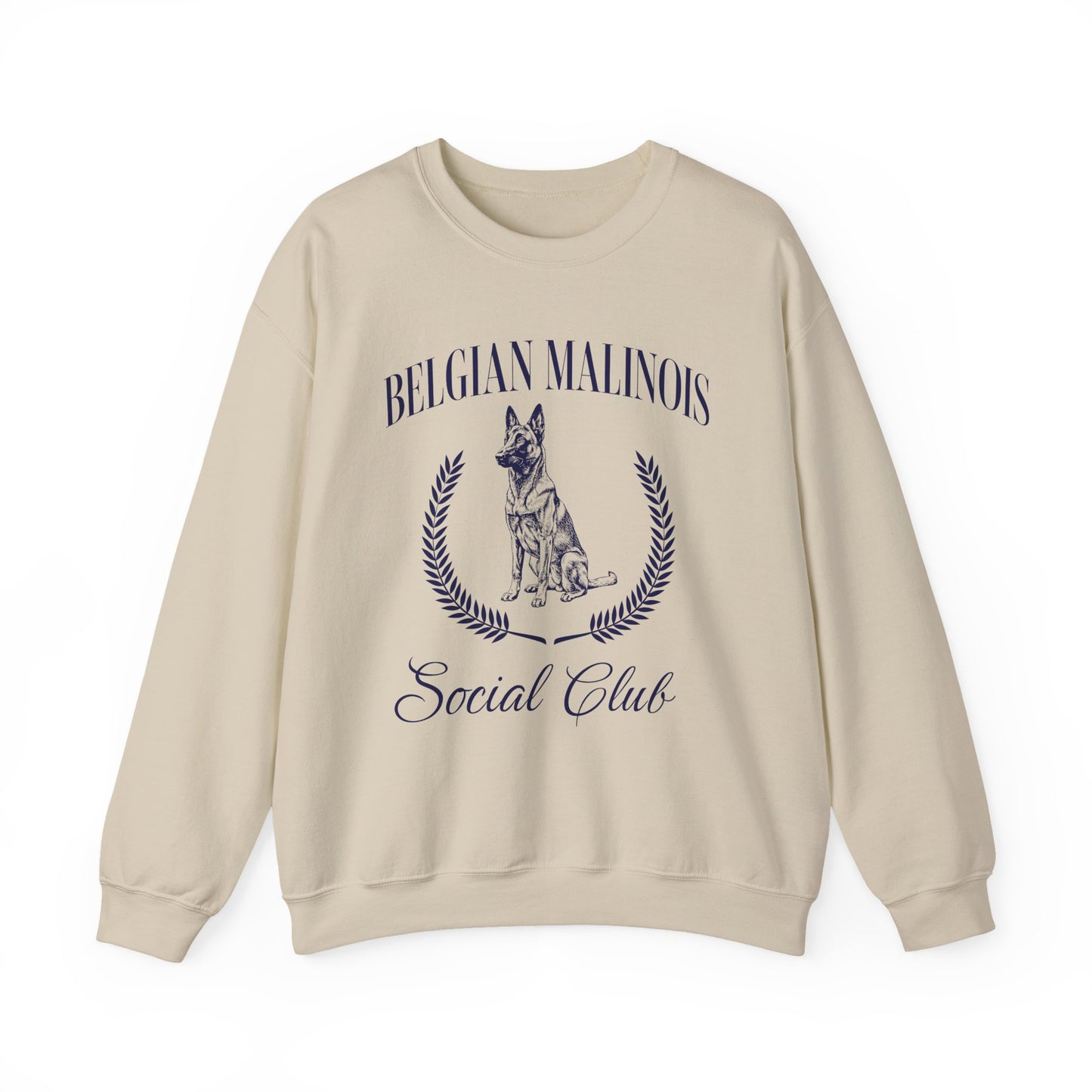 Belgian Malinois Social Club Crewneck Sweatshirt