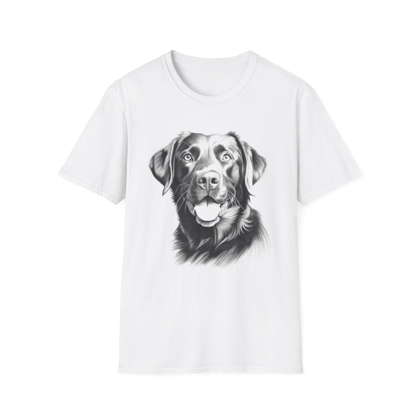 Black Labrador Portrait Graphic Tee