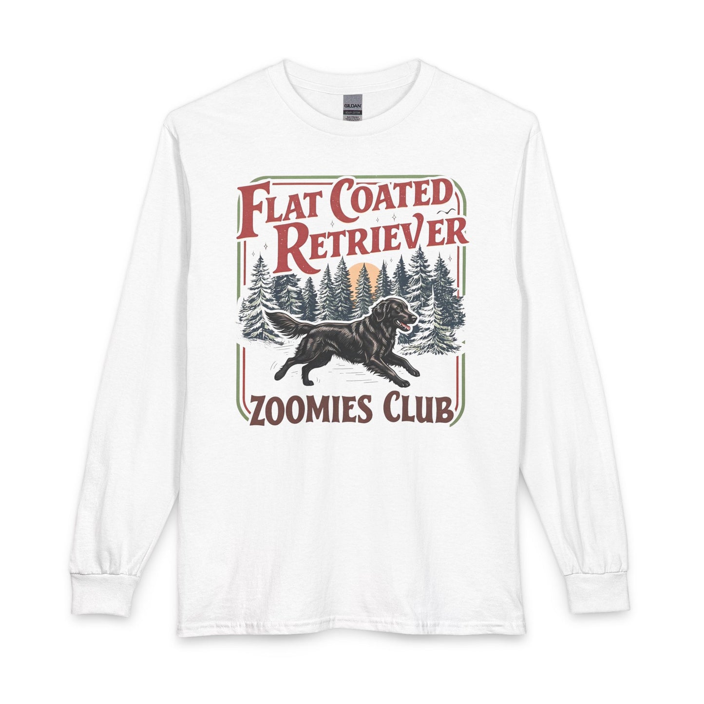 Flat Coated Retriever Zoomies Club Long Sleeve