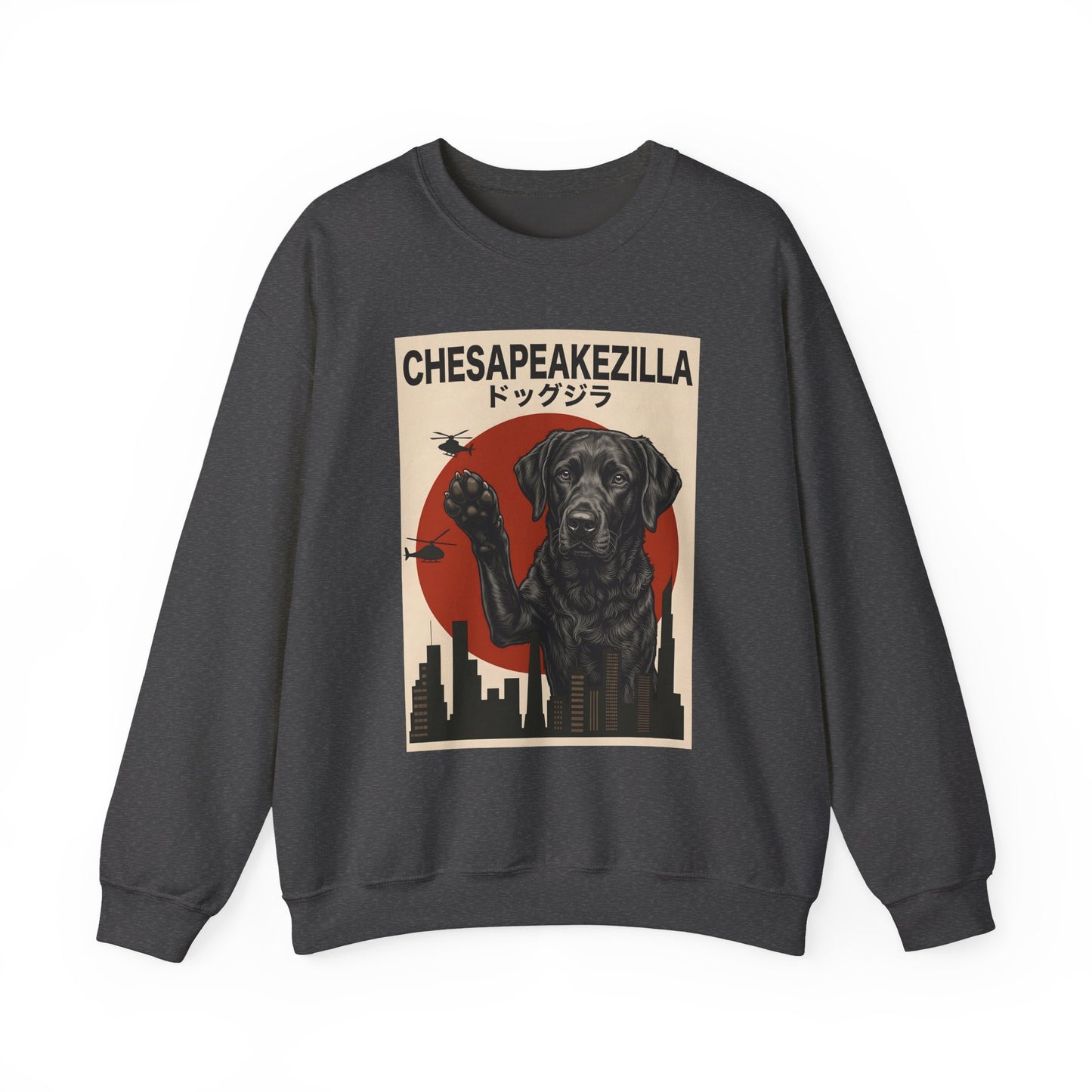 Chesapeake Bay Retriever Chesapeakezilla Crewneck Sweatshirt