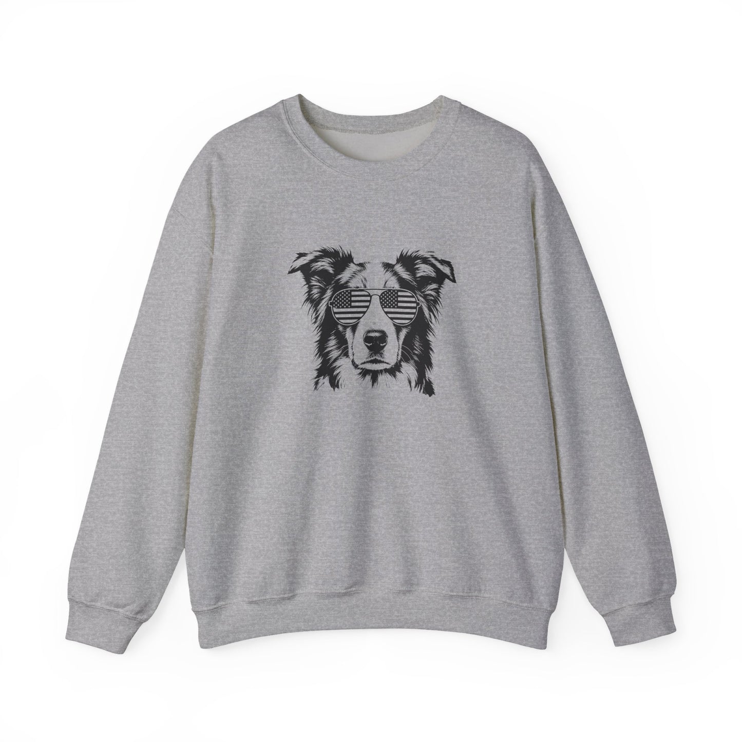 Border Collie USA Crewneck Sweatshirt