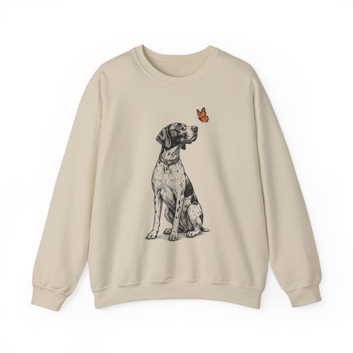 English Pointer Butterfly Crewneck Sweatshirt