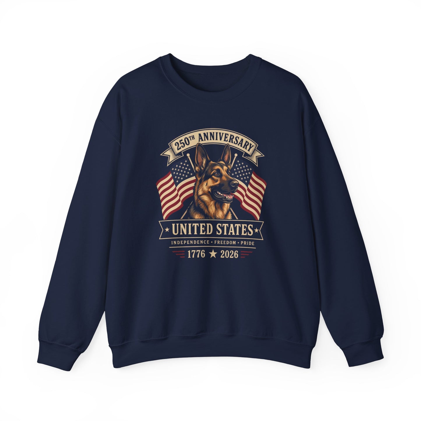 250 Years German Shepherd Crewneck Sweatshirt