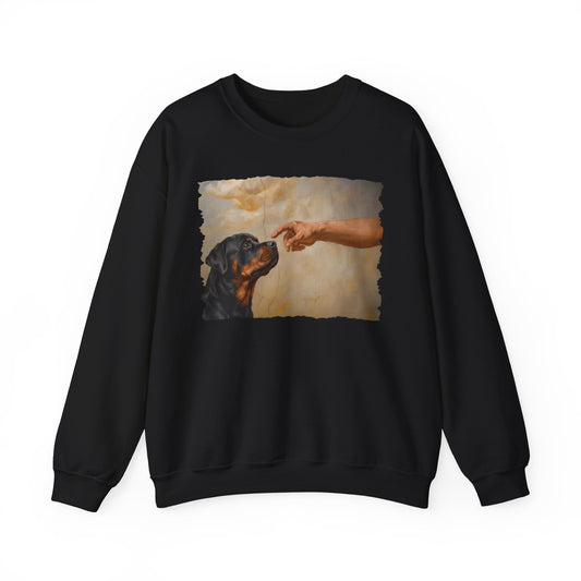 Rottweiler Creation Crewneck Sweatshirt