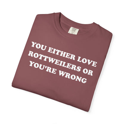 Love Rottweilers Premium Tee
