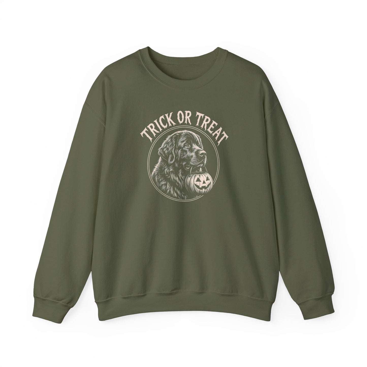 Newfoundland Trick Or Treat Crewneck Sweatshirt