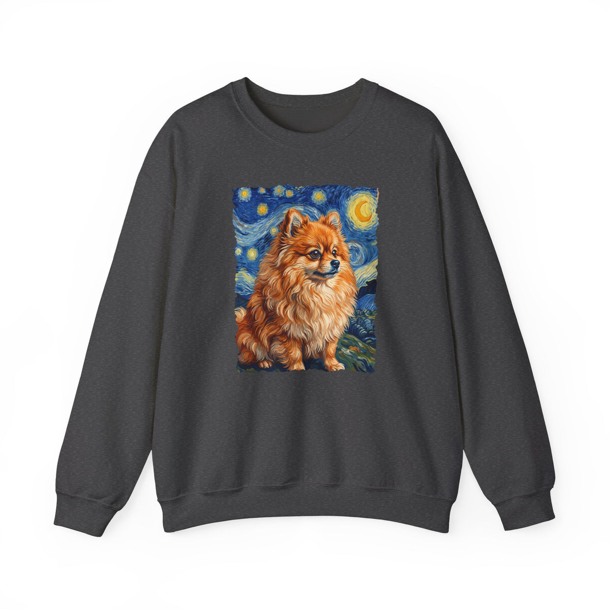 Pomeranian Van Gogh Crewneck Sweatshirt