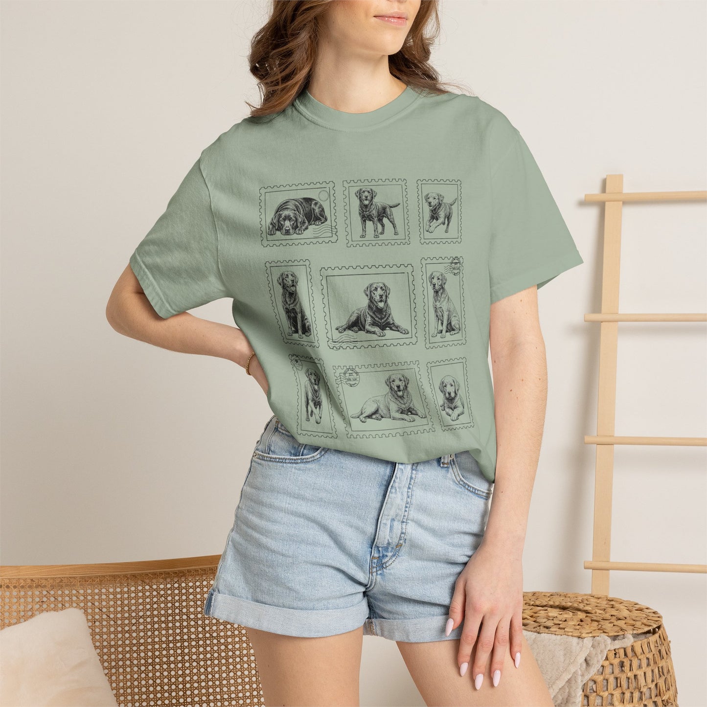 Labrador Stamps Premium Tee