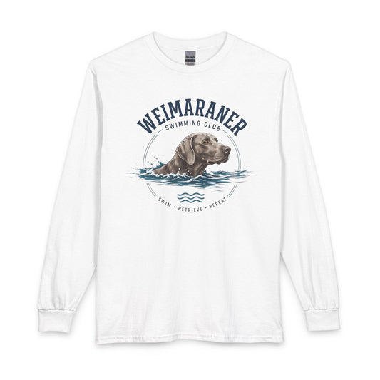 Weimaraner Swimming Club Long Sleeve