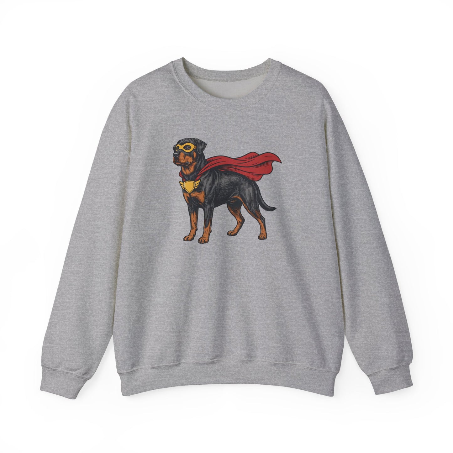 Rottweiler Superhero Crewneck Sweatshirt