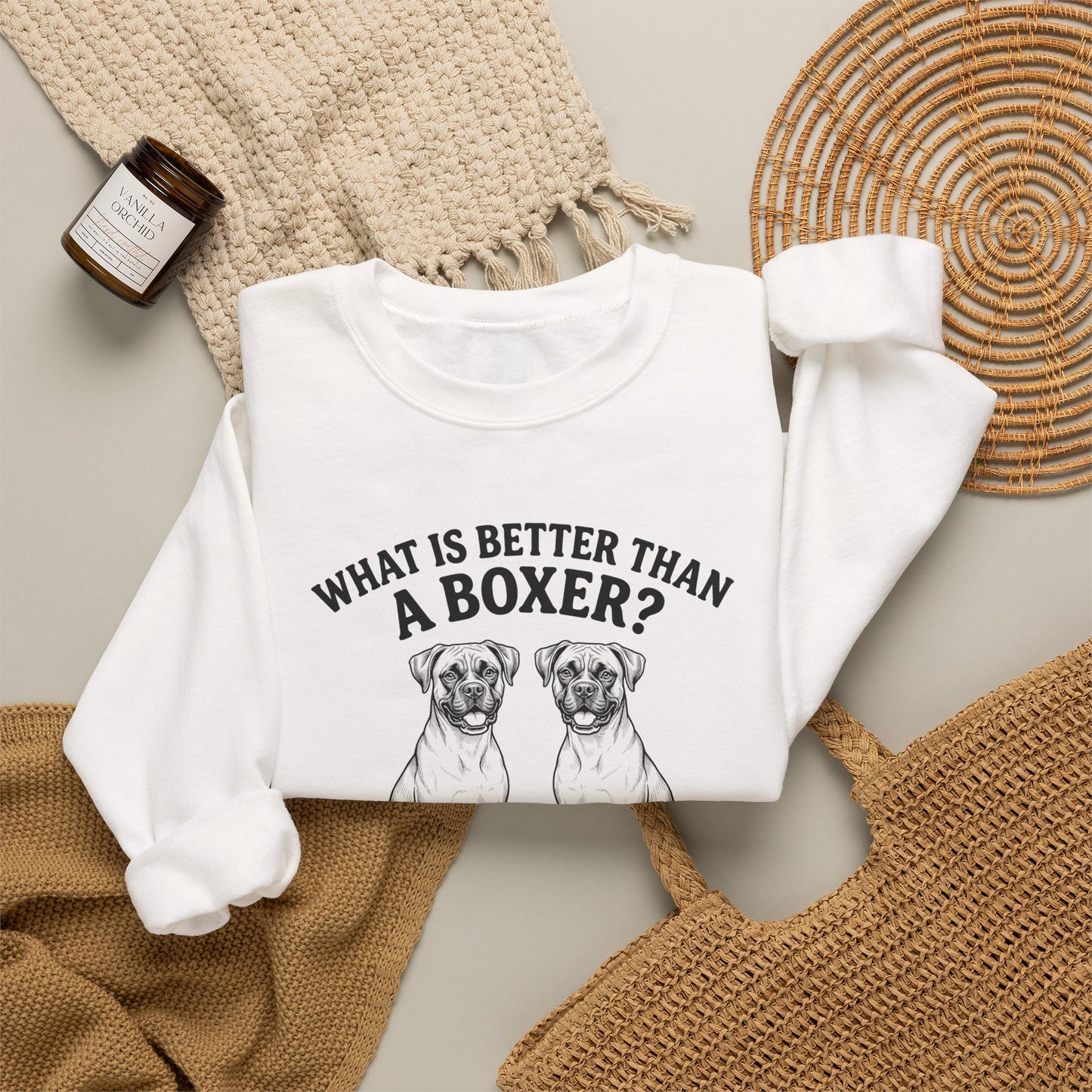 2 Boxers Halftone Crewneck Sweatshirt