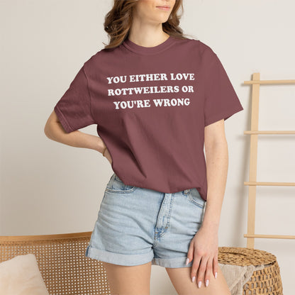 Love Rottweilers Premium Tee