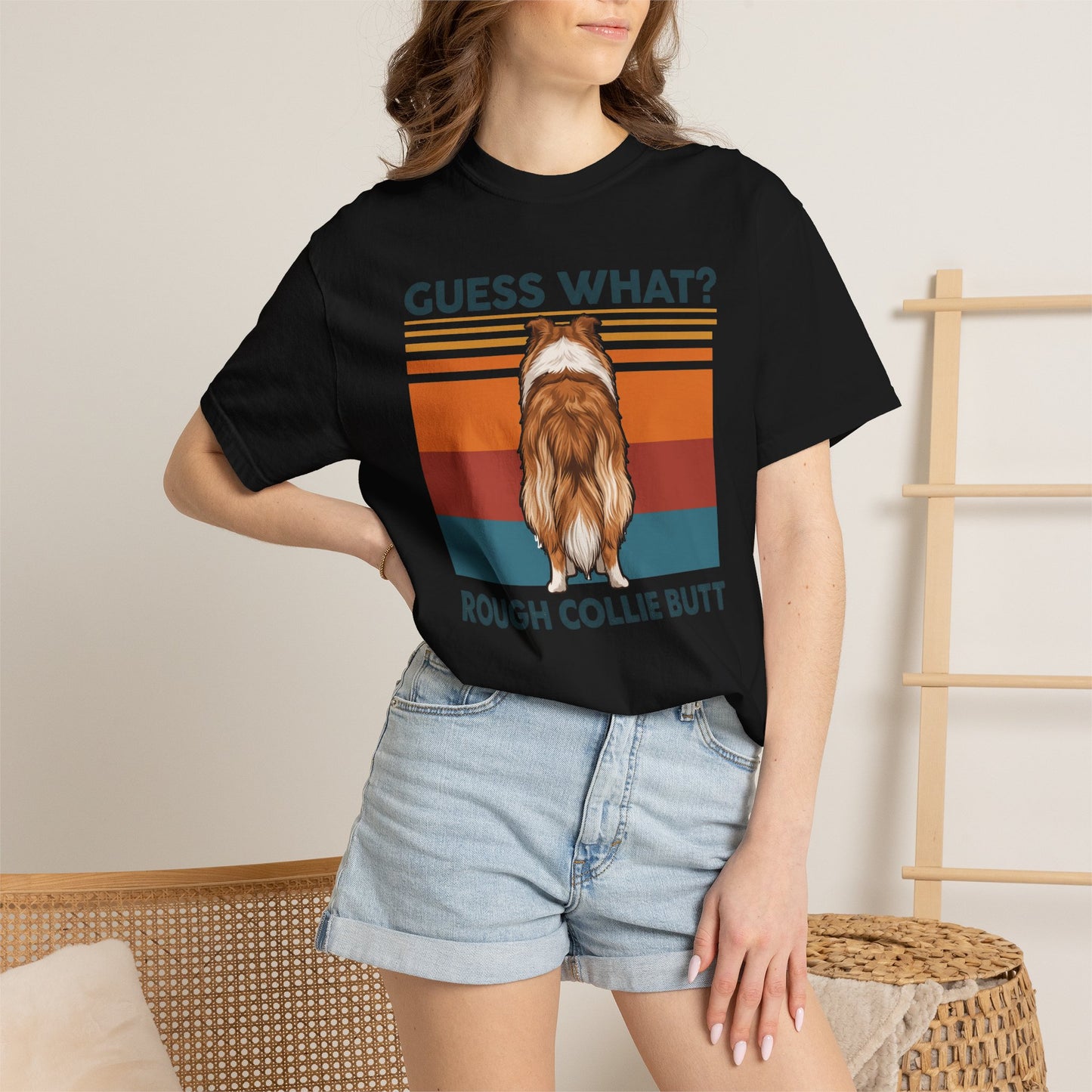 Rough Collie Butt Premium Tee