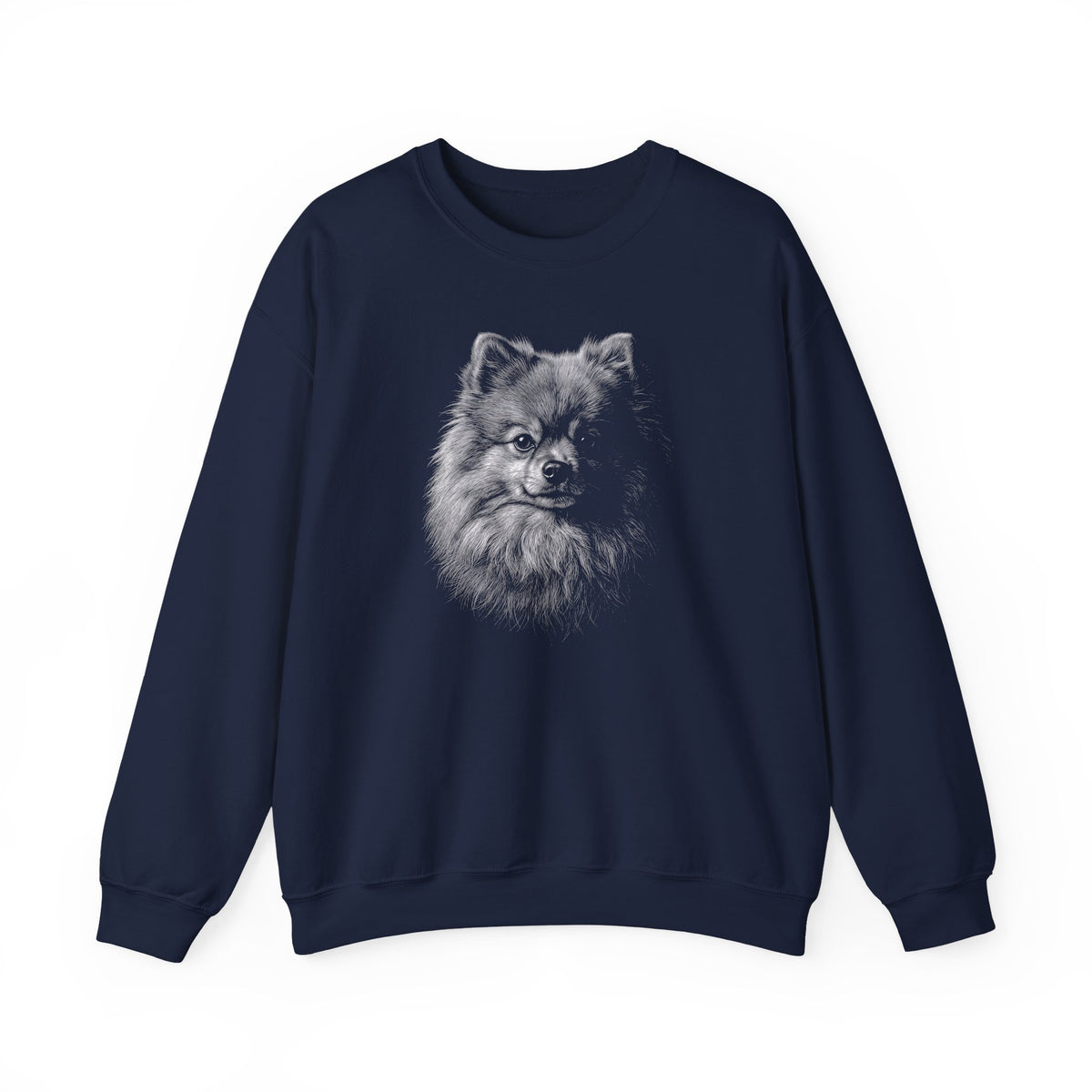 Pomeranian Engraved Crewneck Sweatshirt