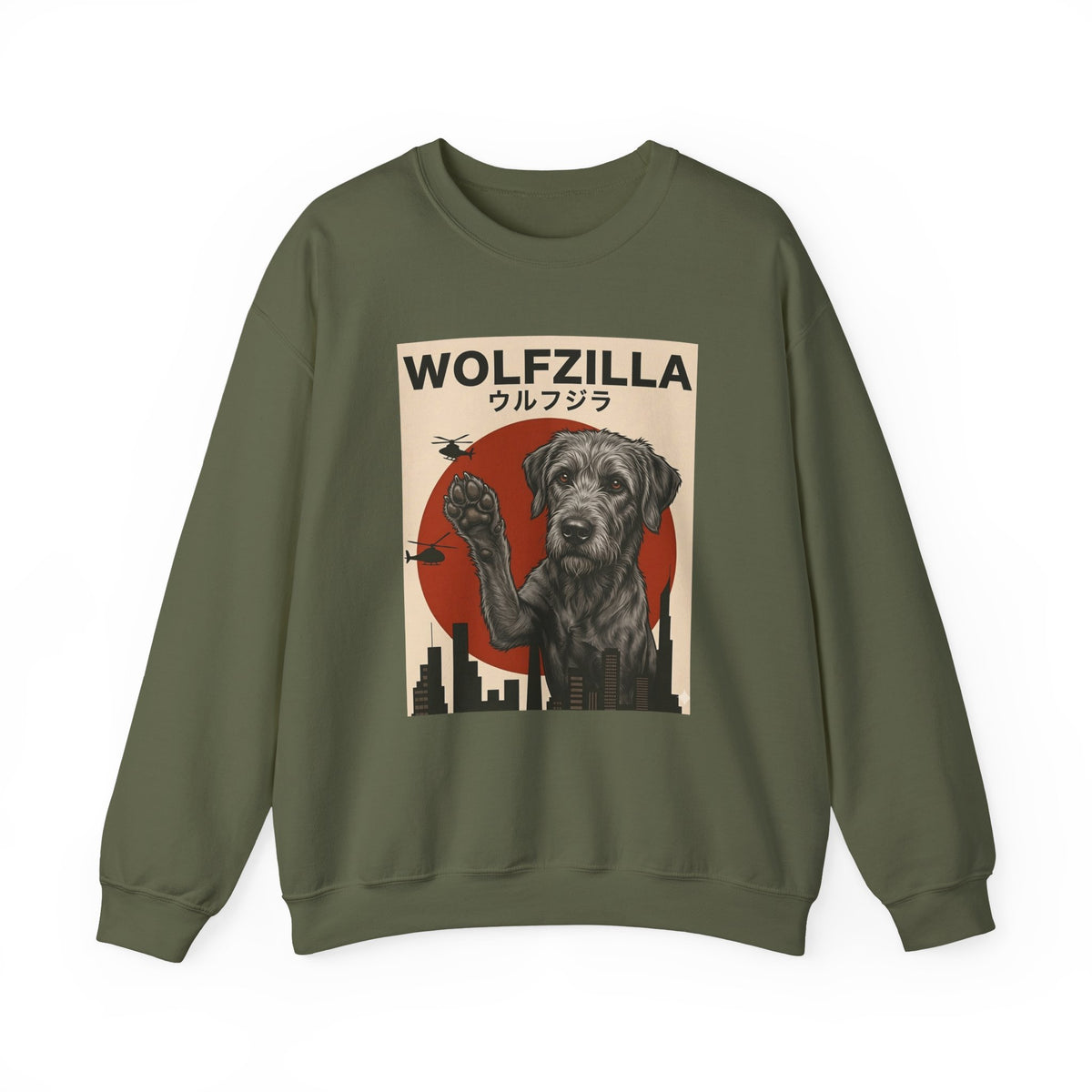 Irish Wolfzilla Crewneck Sweatshirt