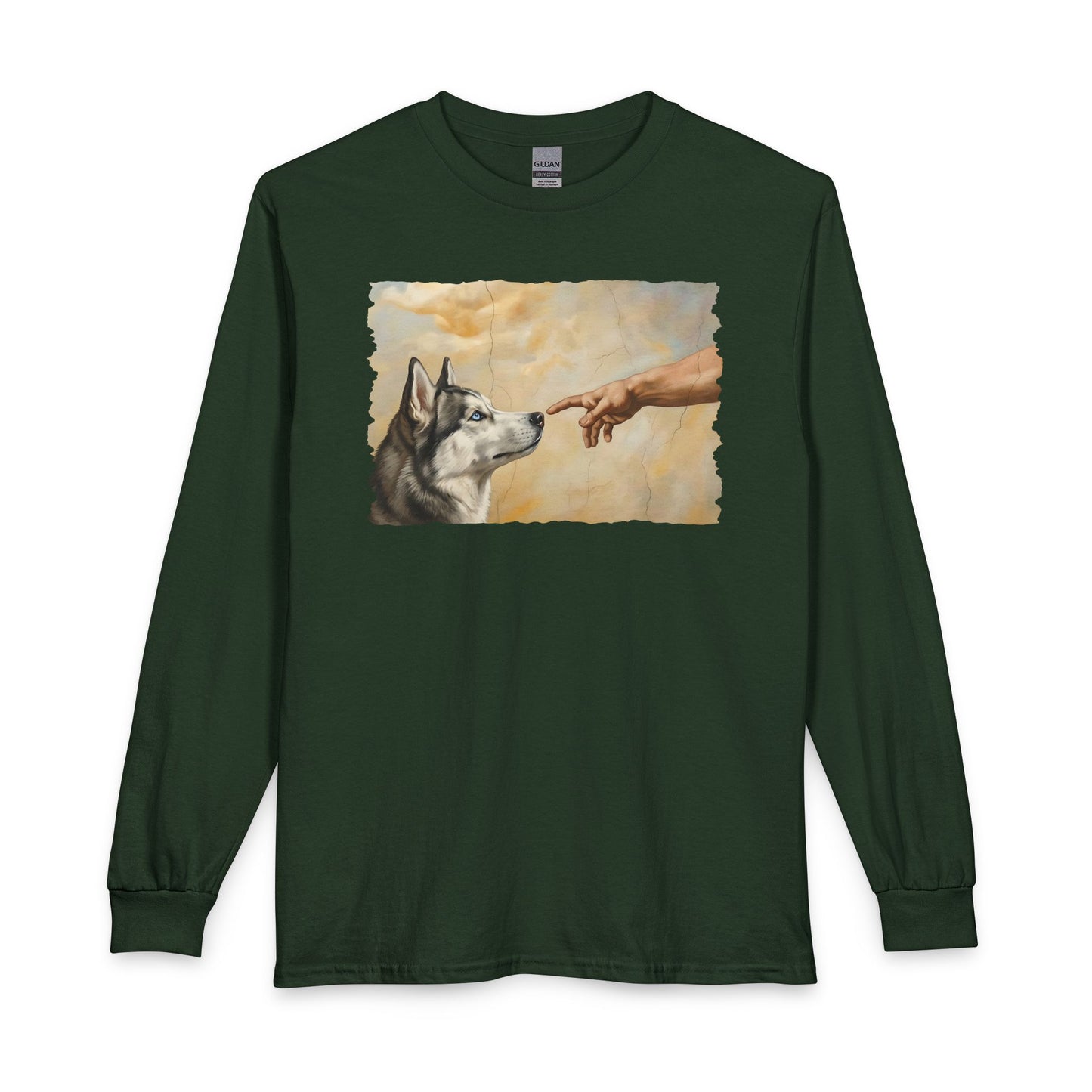 God Creates Husky Long Sleeve