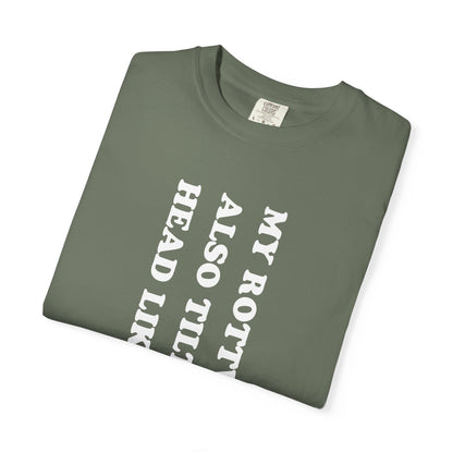 Rottweiler Tilts Her Head Premium Tee