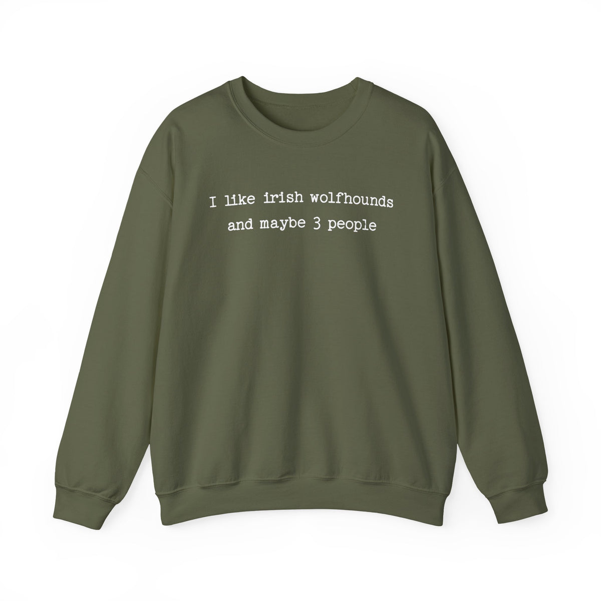 I Like Irish Wolfhounds Crewneck Sweatshirt