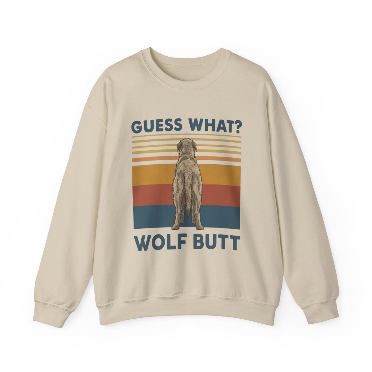 Irish Wolfhound Butt Crewneck Sweatshirt