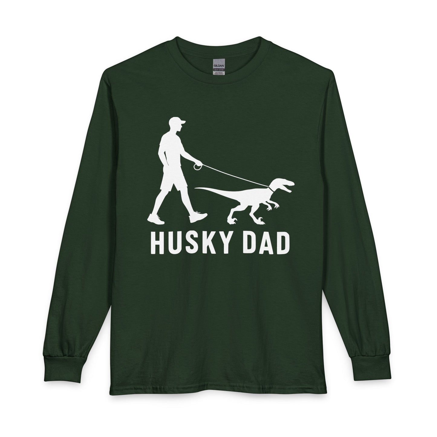 Husky Dad Velociraptor Long Sleeve