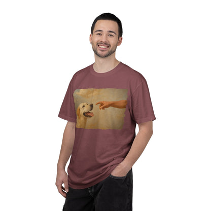 God Creates Yellow Lab Premium Tee