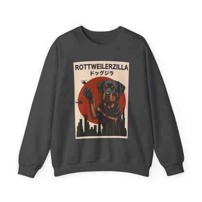 Rottweilerzilla Crewneck Sweatshirt