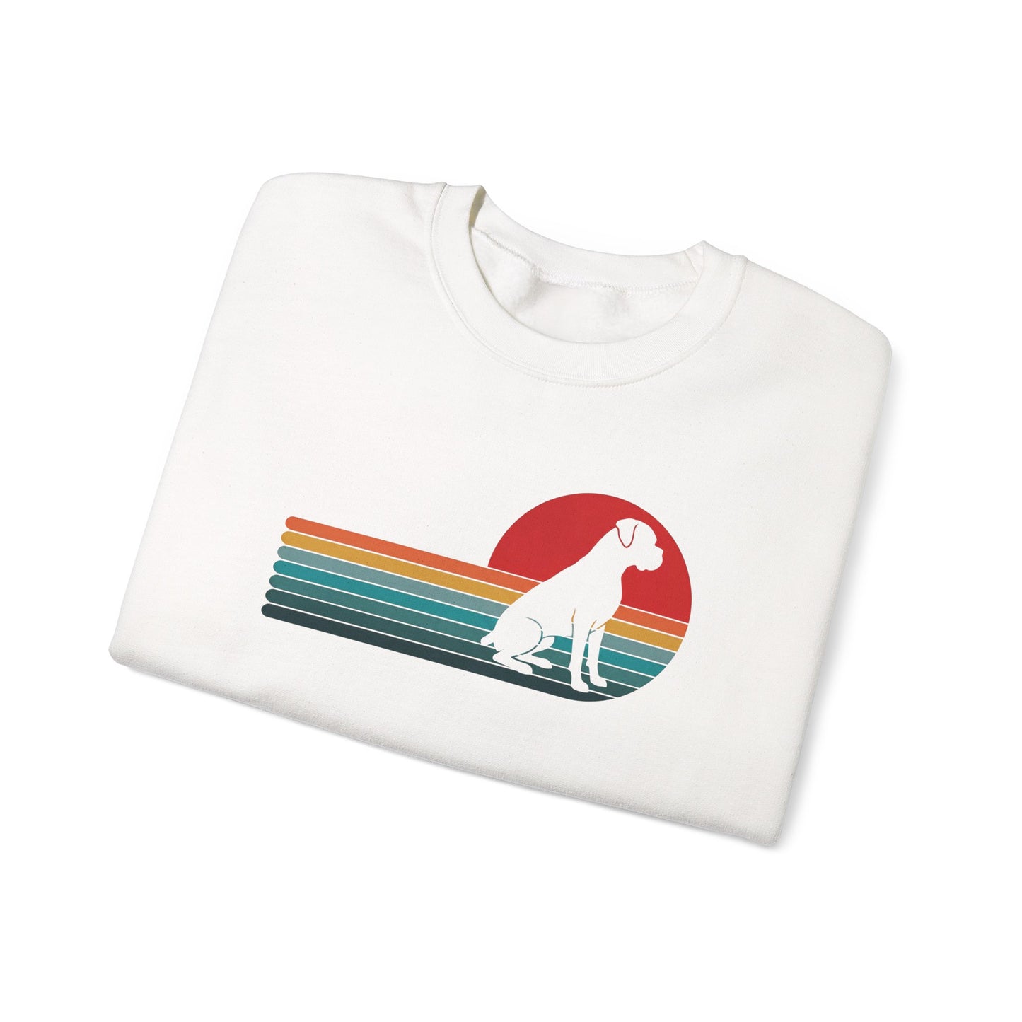 Boxer Retro Crewneck Sweatshirt