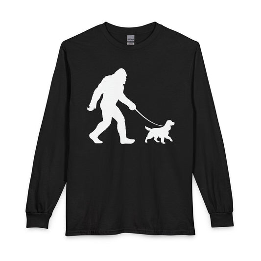 Bigfoot Walking Cocker Spaniels Long Sleeve