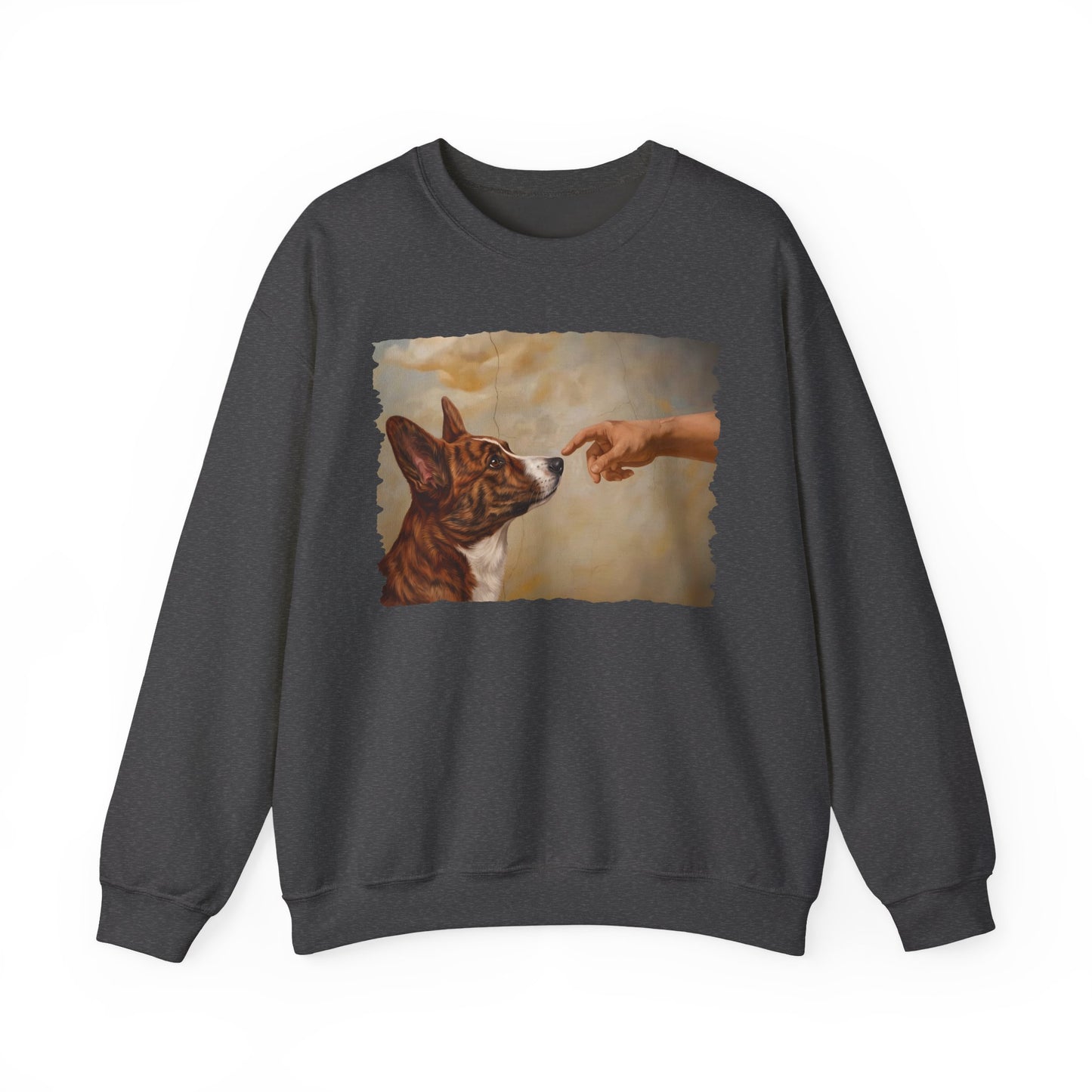 Cardigan Welsh Corgi Red Brindle Creation Crewneck Sweatshirt