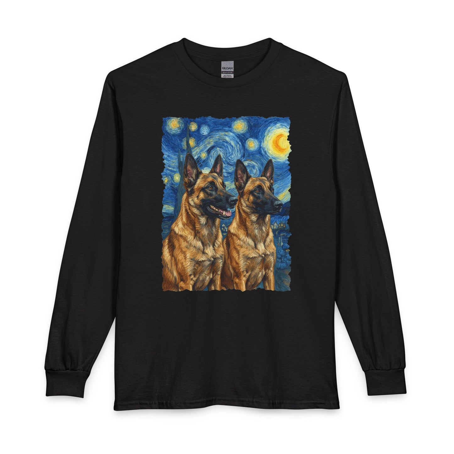 Belgian Malinois Van Gogh Long Sleeve