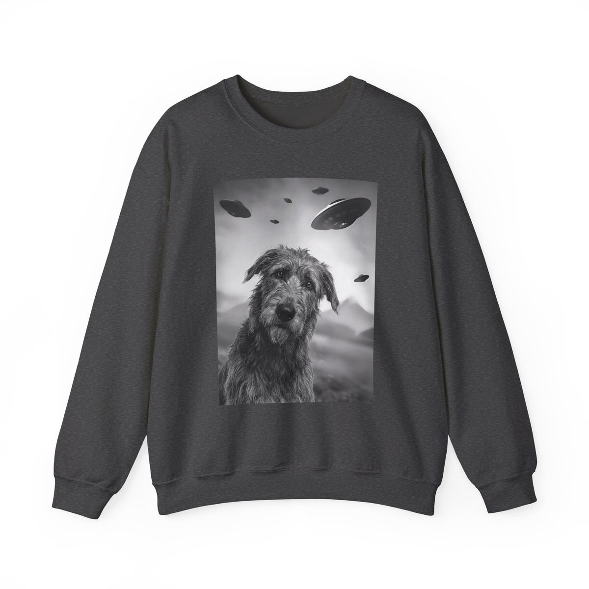 Irish Wolfhound UFO Crewneck Sweatshirt