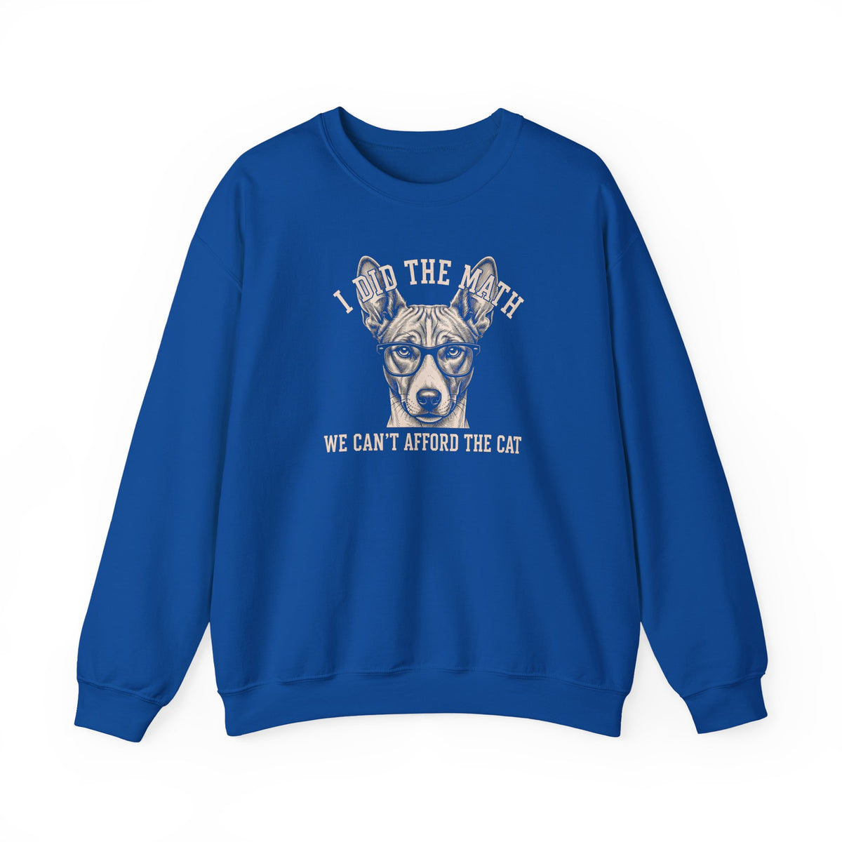 Basenji I Did The Math Crewneck Sweatshirt