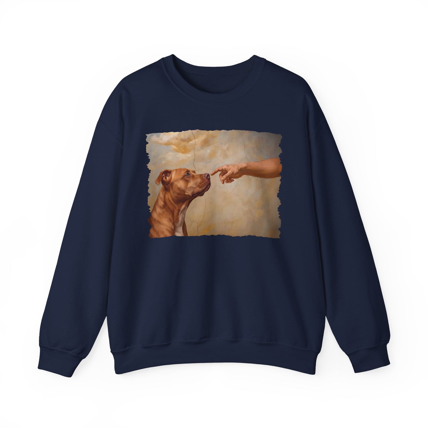 Pitbull Red Nose Creation Crewneck Sweatshirt