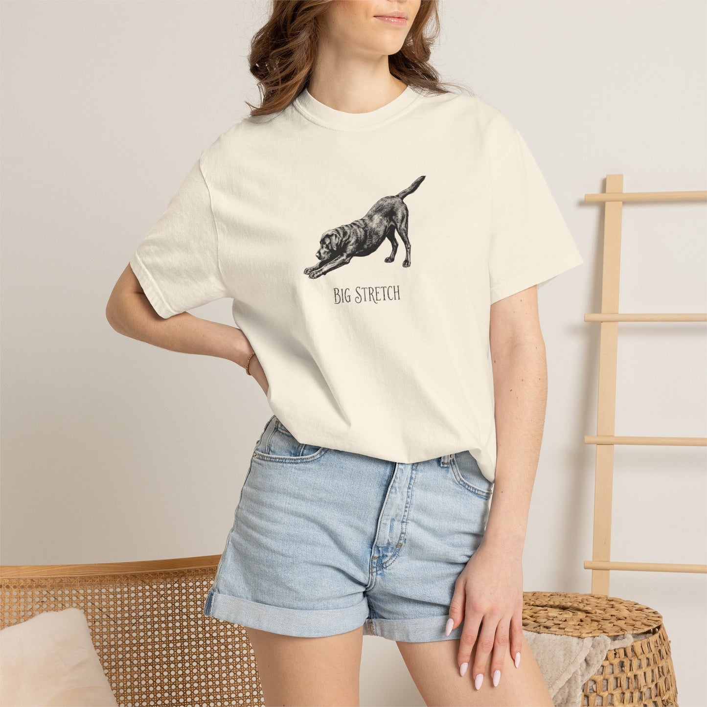 Big Stretch Black Labrador Premium Tee