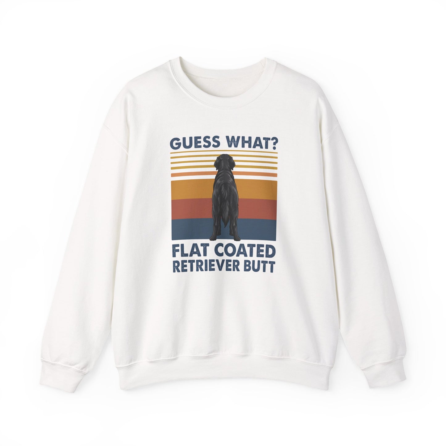 Flat Coated Retriever Butt Crewneck Sweatshirt