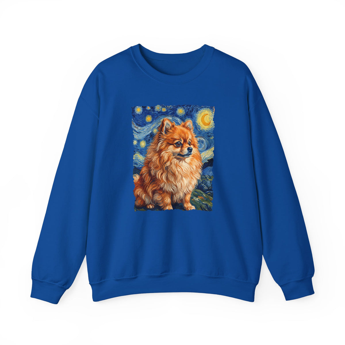 Pomeranian Van Gogh Crewneck Sweatshirt