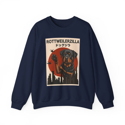 Rottweilerzilla Crewneck Sweatshirt